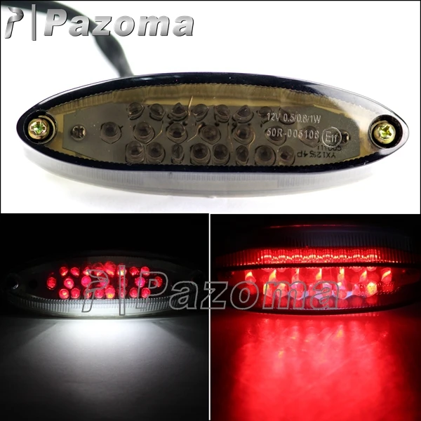 Best Motorcycle Fender Edge 23 Led Lights Motor Bike Taillight Brake Stop Light For Harley Iron 883 XL883N XL1200N Chopper