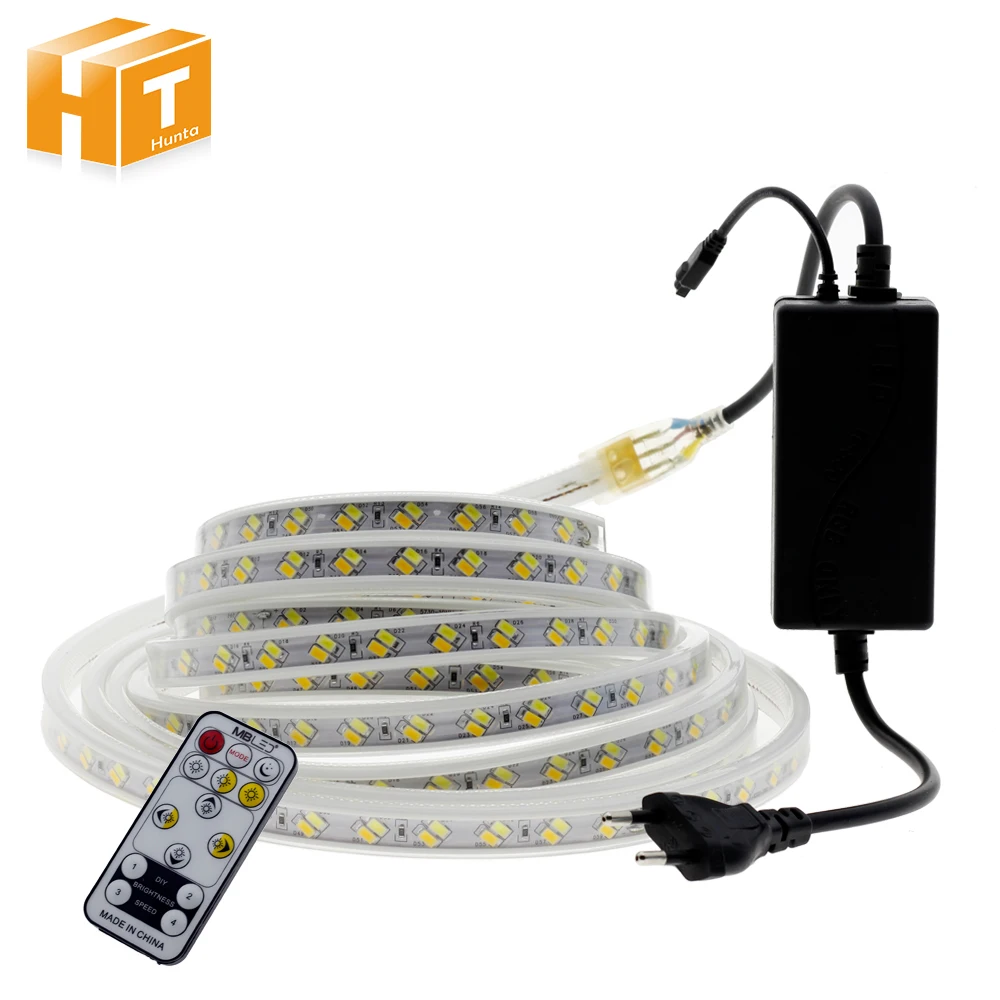 

AC220V LED Strip 5050 / 5630 60LED/M 120LED/M IP67 Waterproof RGB Double White Flexible LED Light Strip.