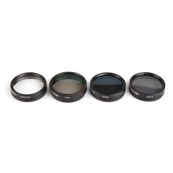 

Filter+MCUV + CPL Lens Filter Lens Set 4PCS CPL Polarizer +ND4+ND8 for DJI Mavic Pro RC Aerial Camera Filters Lens