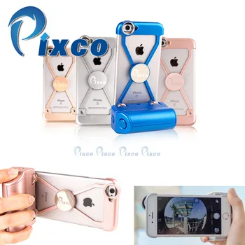 Pixco Selfie Sticks iP.hone case 4.0 bluetooth adapter bluetooth camera remote Shockproof phone case Suit For I6
