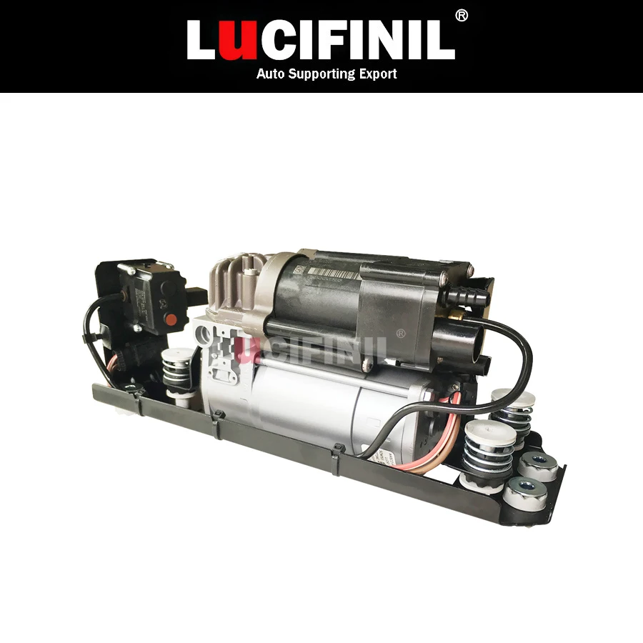 

LuCIFINIL Air Suspension Air Pump With Suspension Valve Bracket Fit BMW F01 F02 F04 740i 750i 37206864215