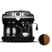 Полностью Автоматическая Итальянский американская кофемашина для домашнего и коммерческого использования паровой молочной пены машина