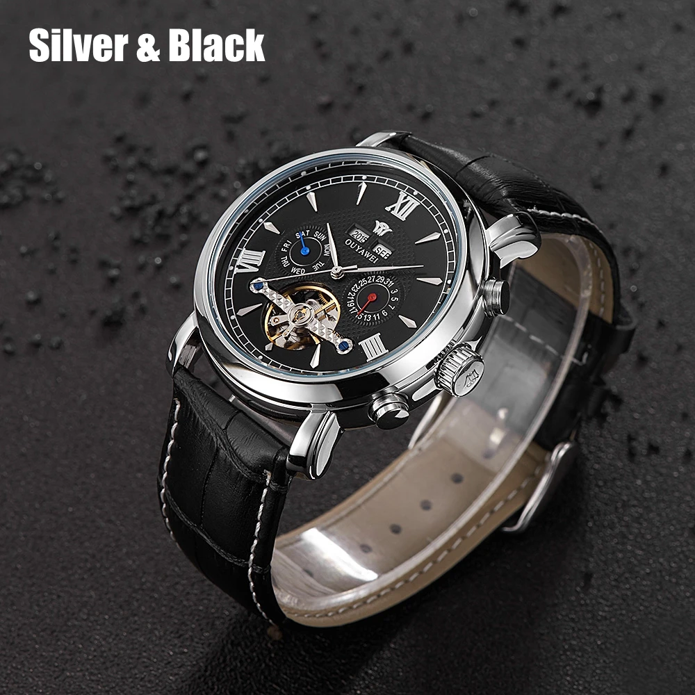 silver black