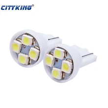 500 шт./лот T10 4led smd свет 194 168 w5w t10 4smd 3528 1210 W5W 168 Клин дверь инструмент боковая лампа