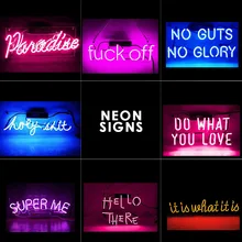 Неоновый светильник, вывеска из настоящего стекла ручной работы, классные декоративные вывески, настоящее неоновое Стекло светильник, вывеска PinkLamp(различные размеры и цвета