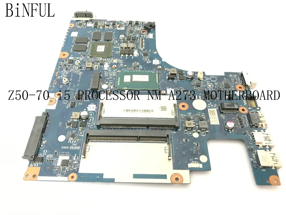 Материнская плата 5B20g45484 ACLUA / ACLUB NM-A273 Z50-70 для ноутбука LENOVO Z50-70. Процессор I5. GT840M 4