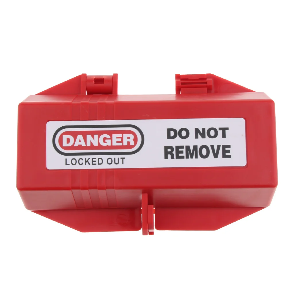 Electrical Appliance Large Plug Lockout Tagout Box Lock Device Safety LOTO Tool, 175 x 125 x 85 mm / 6.9 x 4.9 x 3.3''