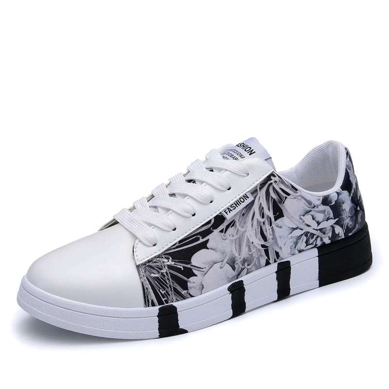 

2017 New Men's Sports Shoes Outdoor Comfortable Skateboarding Shoes Athletic Student Shoes Walking Sneakers White Color