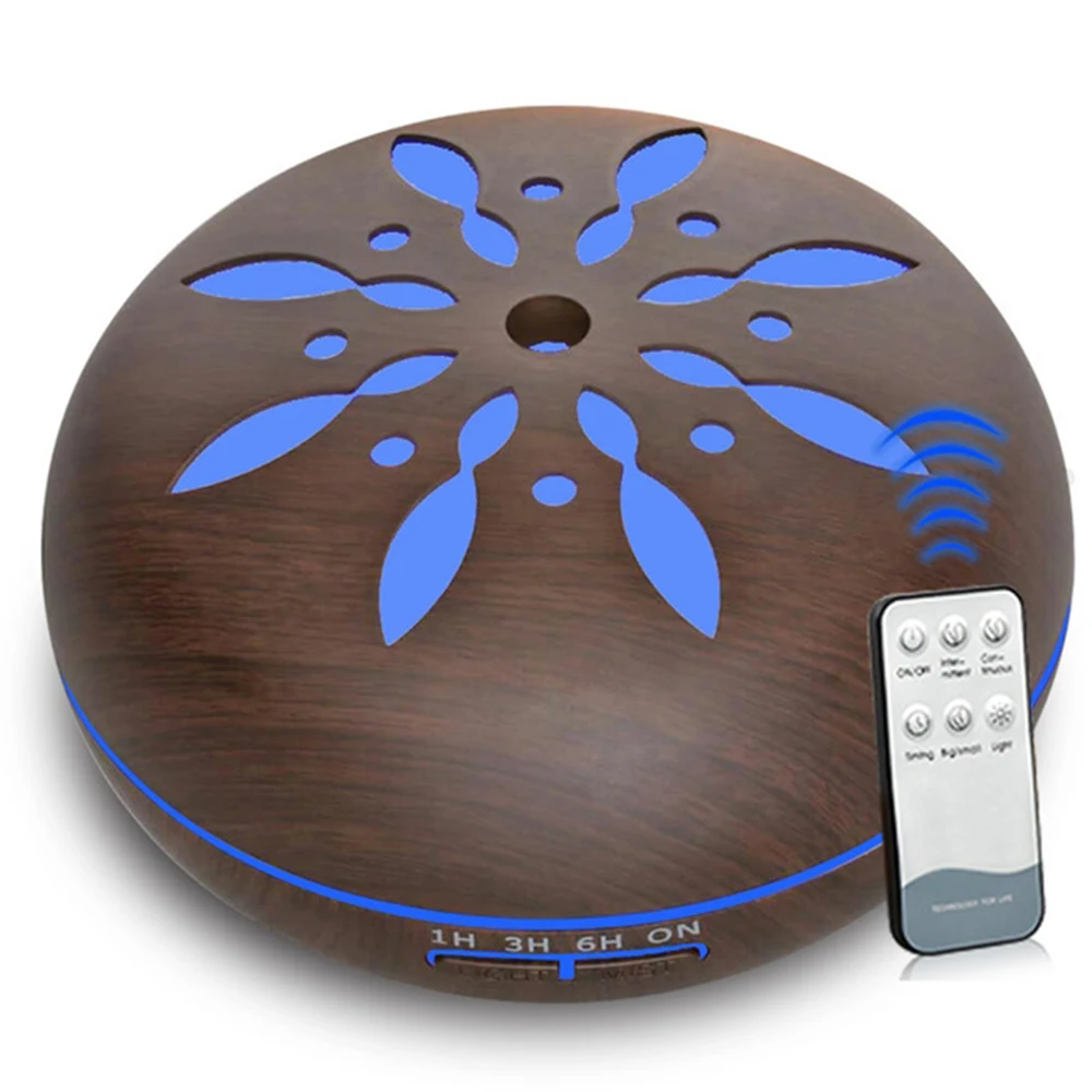 

Remote Control Aroma Diffuser Air Humidifier 7 Colorful LED Light 500ML Ultrasonic Cool Mist Aromatherapy Essential Oil Diffuser