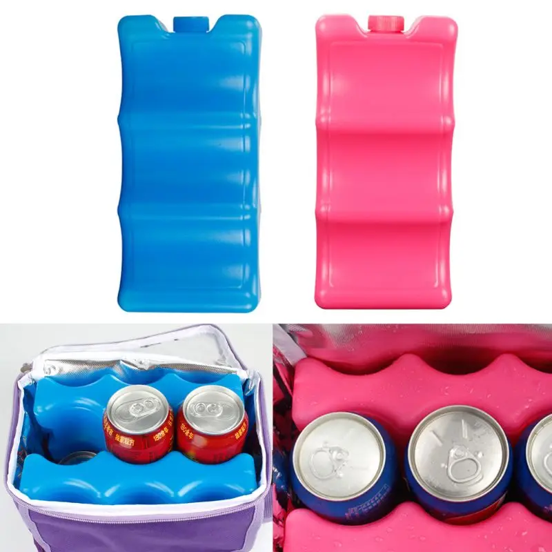 600ml Reusable Ice Brick Ice Block Pack Cooler Milk Storage For Cooler Bag #415
