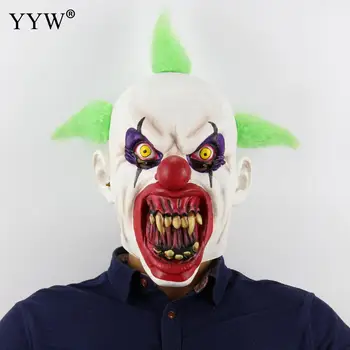 

Funny Scary Mask Party Halloween Fool'S Day Clown Latex Mask Cosplay Costume Full Face Masks Mascara Halloween Man Cosplay Maske