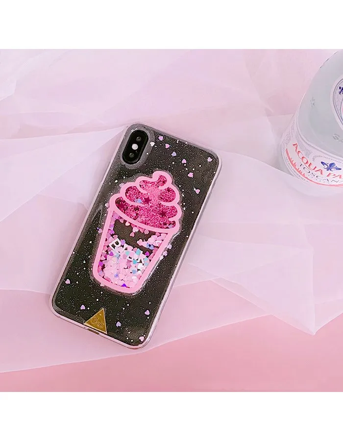 Cover iPhone 6/6//7 unicorni liquida Cover iPhone 6/6//7 unicorni liquida