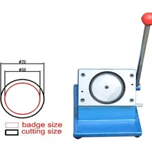 58 мм значок делая круг резак