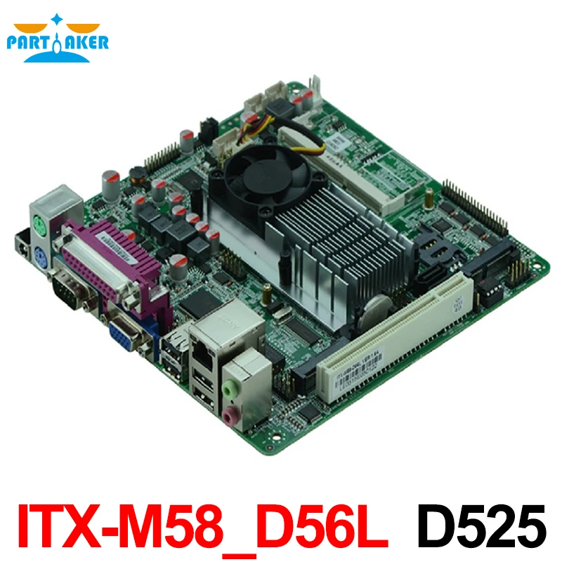 ITX M58_D56L 6 * COM LVDS 18 бит 2 VGA Mini Itx Промышленная материнская плата|industrial motherboard|mini itxmini itx