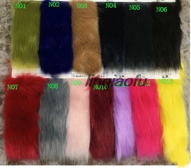 

High imitation fox plush fabric Faux fox fur collar hair ball plush,,170cm*90cm(one yard)/ pcs