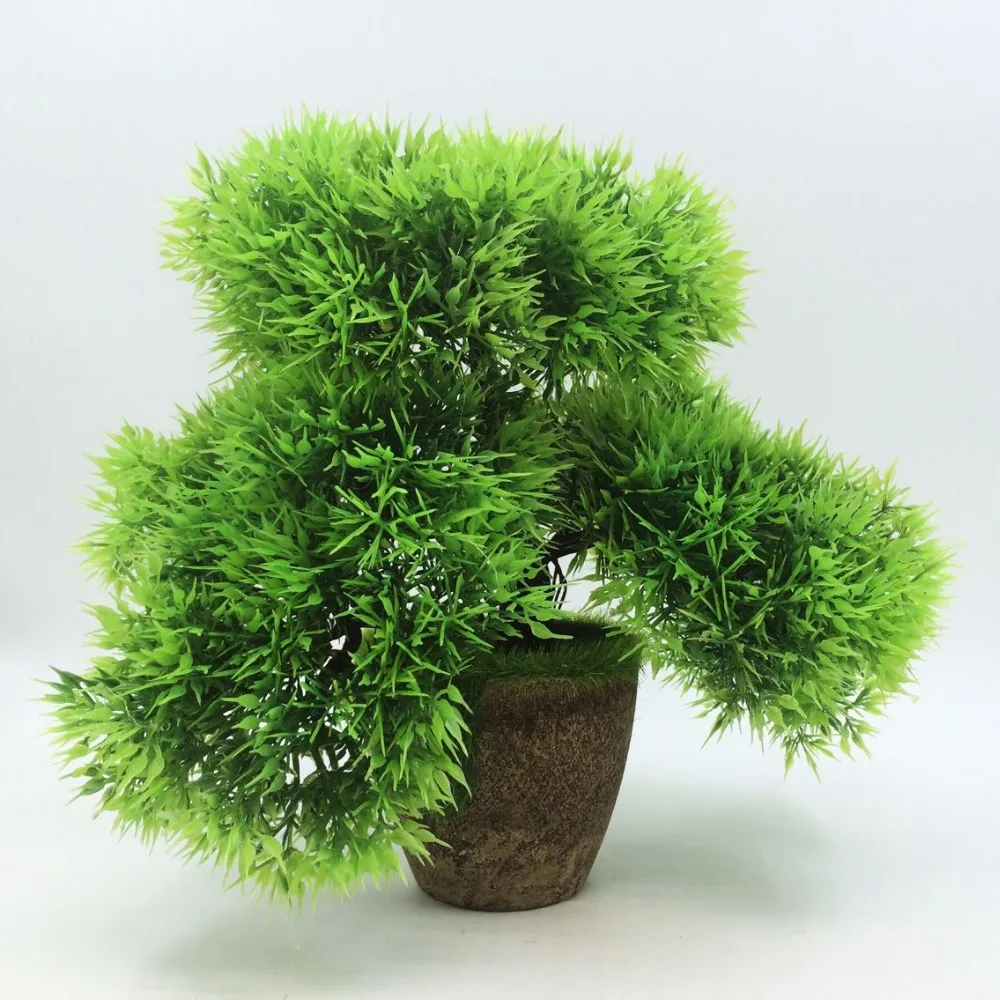 Искусственные бонсай-сосна бонсай деревья для продажи цветочный Декор Поддельные растения искусственные Флорес Настольный дисплей бонсай