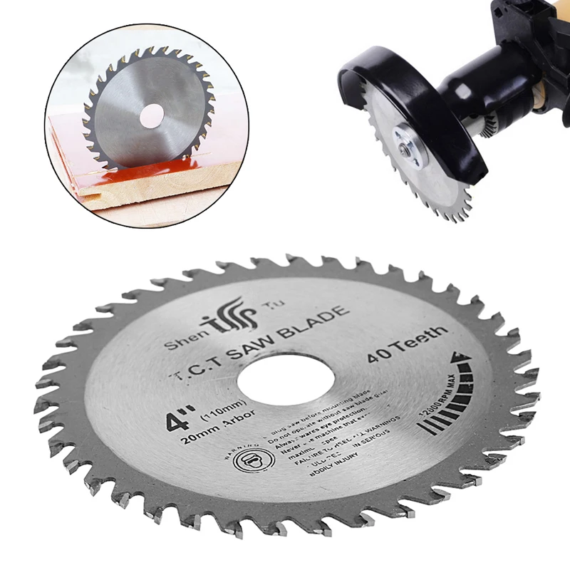 2017 Circular Sawing Blade Wood Cutting Round Discs Sawing Cutter Tools 4 inch 40T mobile sawing