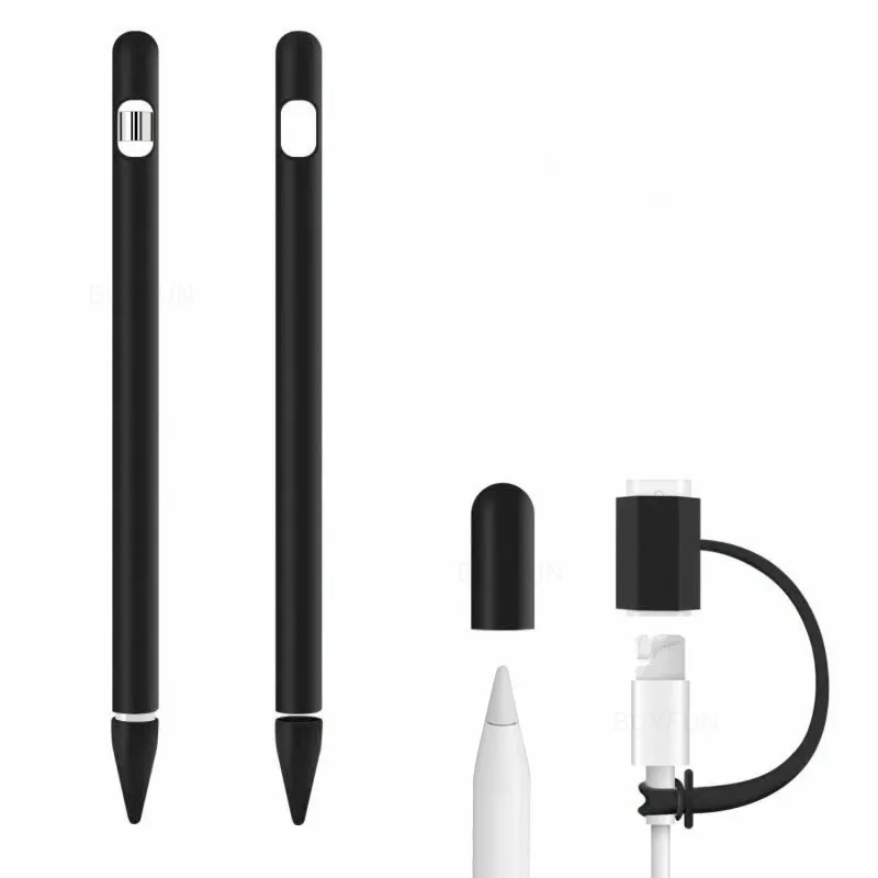 Чехол для Apple Pencil или 2, Чехол для iPad Pro, чехол для карандашей, стилус для планшета, защитный колпачок, мягкий силиконовый чехол