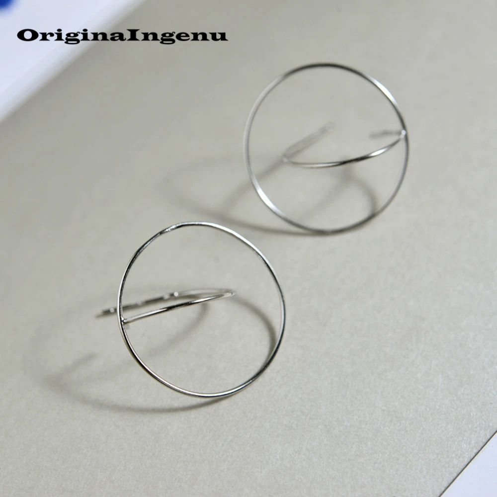 925 серебряные серьги вrincos бижутерия винтажные очаровательные минимализм геометрические креативные подарок на день рождения Oorbellen серьги для женщин