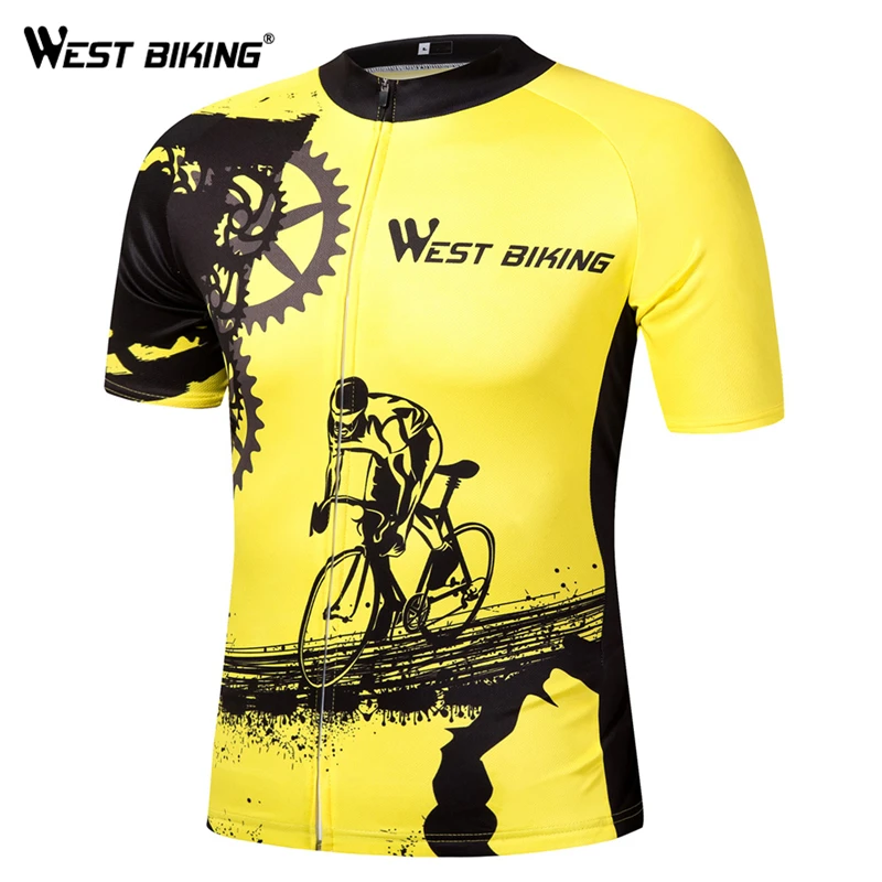 Велосипедная одежда WEST BIKING для мужчин и женщин Джерси велоспорта верхняя