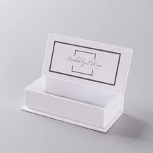 Изготовленный На Заказ матовый Роскошная в форме книги из плотного картона с откидной крышкой Магнитная застежка Подарочная коробка Упаковка с пенопласт- PX10878