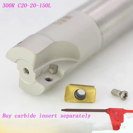 

Fraise BAP300R C20-20-150 Bore Indexable epaule fraise arbre, Outils de coupe de l'usine de, Insert de carbure inserts APMT1135