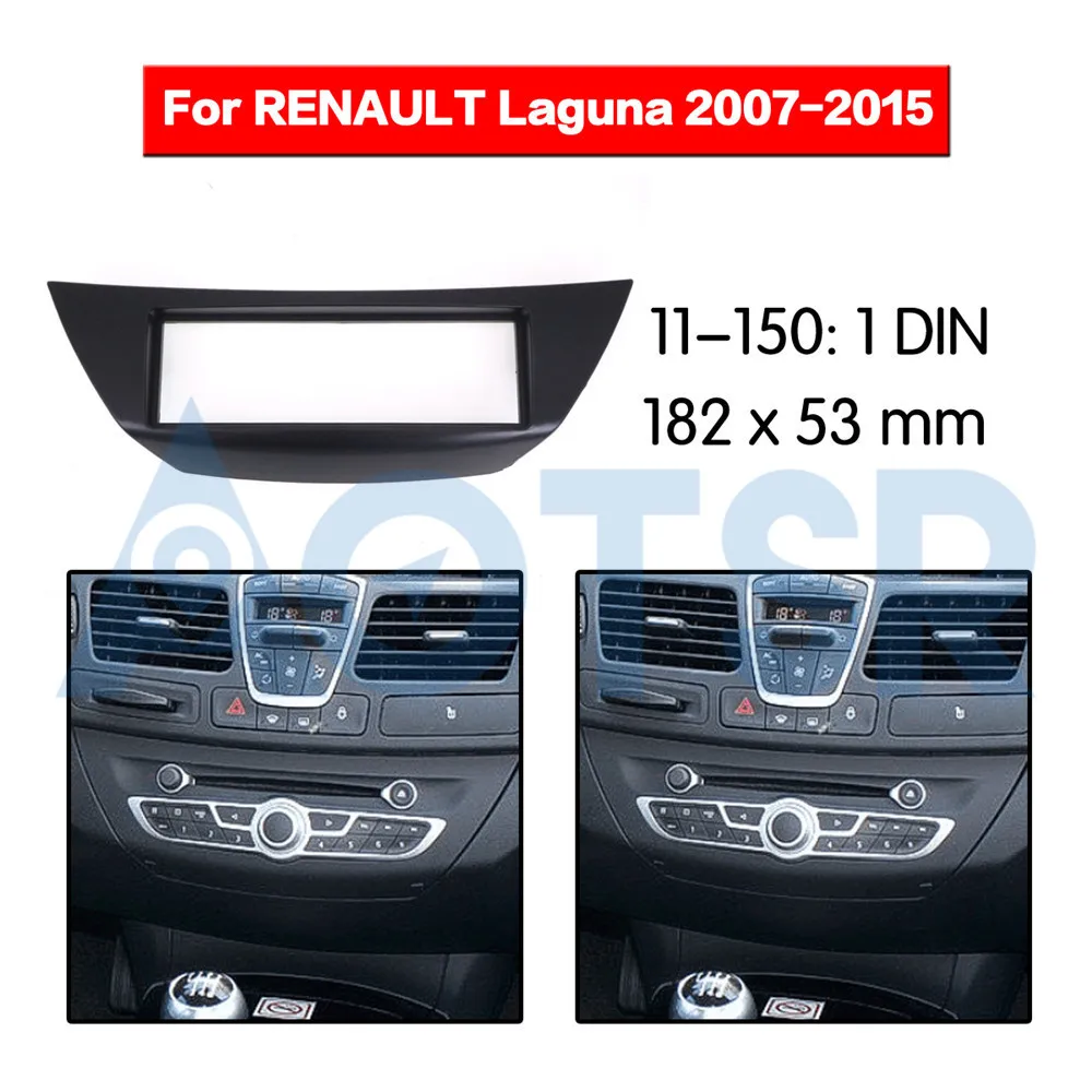 1 din радио фасция для RENAULT Laguna 2007 2015 стерео аудио панель установка набор Dash Рамка