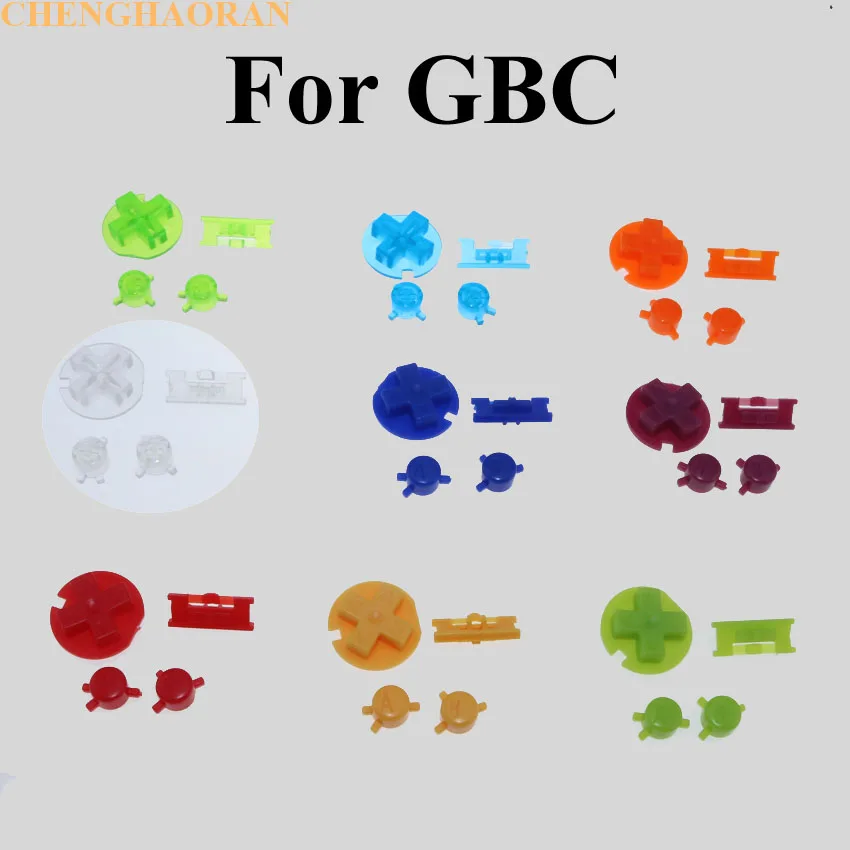 ChengHaoRan Набор сменных кнопок 13 цветов s цветных клавиш для Gameboy Color GBC On Off кнопки AB D