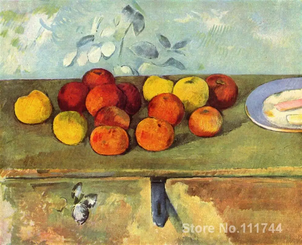 

still life artwork of Paul Cezanne Apples and Biscuits modern paintings Landscape handmade High Quality