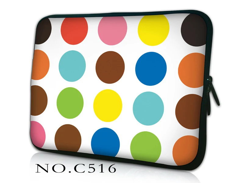 Colorful Dot Laptop Sleeve Bag Fashion Computer Accessories For 10 12