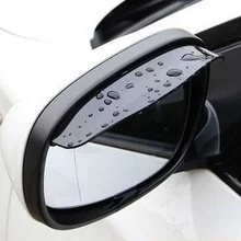 Adesivo para espelho traseiro de carro, 2 peças, adesivo de pvc, sobrancelha de chuva para kia ceed rio 3 4 sportage 2018 picanto sorento carenhos de bebê tiguan 2019