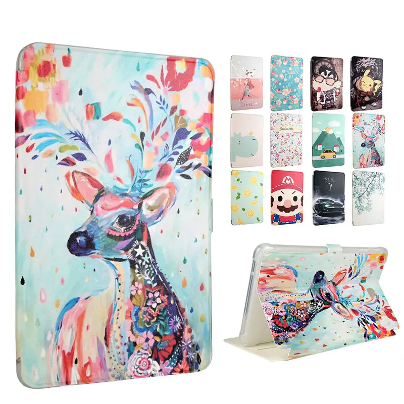 

Tab E T560 Tablet PC Case PU Leather Cover SM-T560 9.6 Inch Shockproof 3D Print Fundas For Samsung Galaxy Tab E T560 Smart Cases