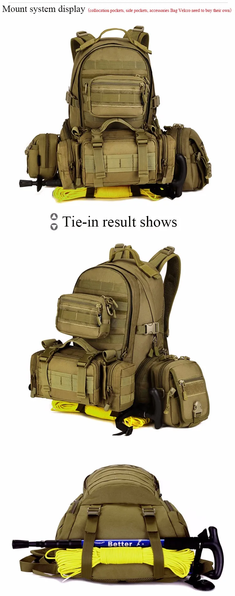 35Л, высокое качество, водонепроницаемый военный тактический рюкзак, рюкзаки, мужские камуфляжные уличные спортивные сумки, походные сумки