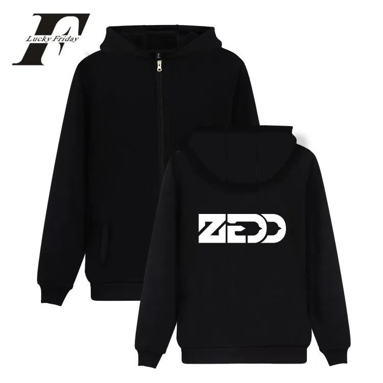 LUCKYFRIDAYF 2017 DJ Zedd электронная музыка осенние толстовки на молнии мужские пальто