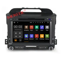 Android 7.1 sistema Inteligente de coches reproductor de dvd gps de navegación con quad core 2G RAM y 16G ROM especial para KIA sportage r 2011-2015