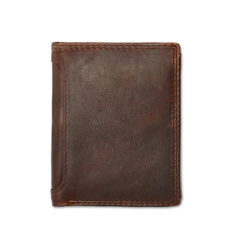 High Quality Men Wallet Genuine Leather Fashion Design Large Capacity Men Purses Cowhide Wallets Card Holder
