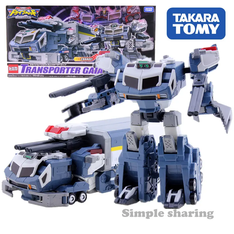 

TAKARA TOMY TOMICA HYPER RESCUE DRIVE HEAD TRANSPORTER GAIA ROBOT TOY FIGURE