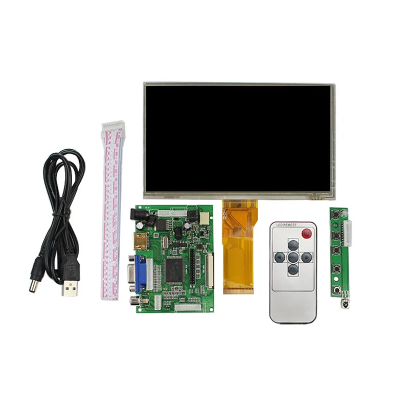 

Raspberry Pi 7inch LCD Display Module for RPI 3 7" LCD Screen HDMI Interface 1024*600 Compatible with Raspberry Pi 2 Model B