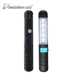 DINGDIAN светодиодный фонарь для уличного освещения Холодный белый фонарь литиевых Батарея USB Перезаряжаемый рабочий свет кемпинг факел