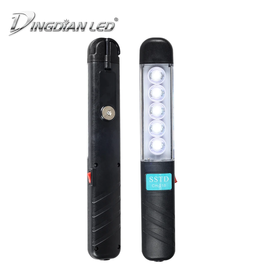 

DINGDIAN LED Flashlight Outdoor Lighting Cold White Lantern Lithium Battery USB Rechargeable Work Light Camping Torch Work Lamp