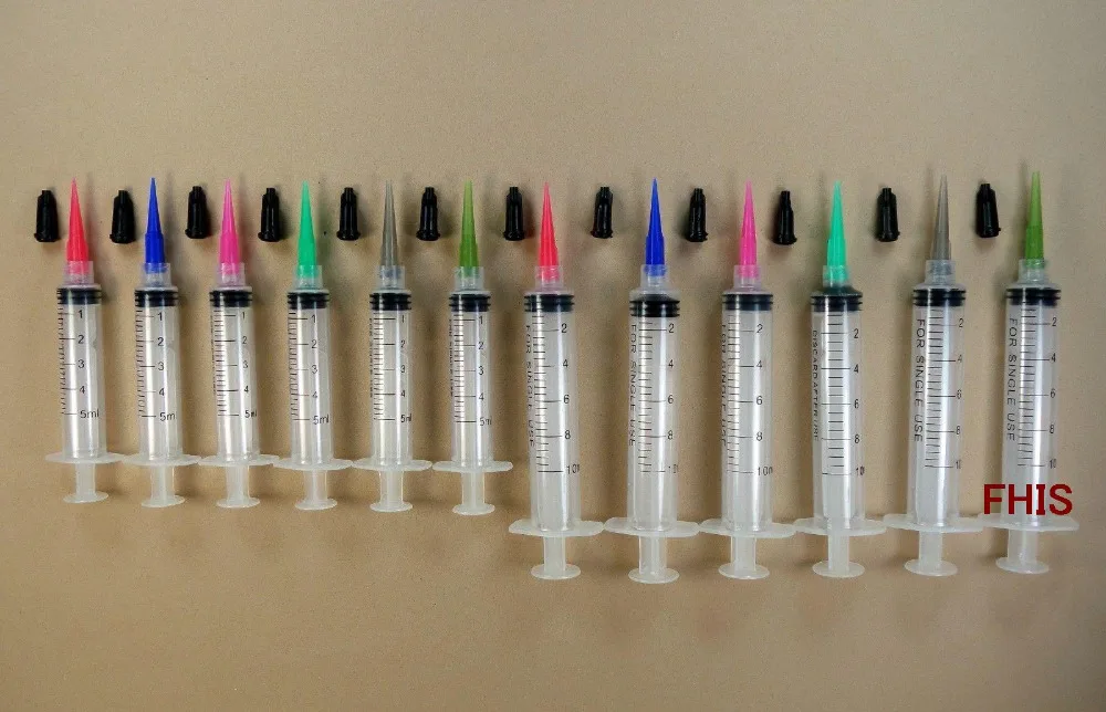 

5 ml / 10ml Luer lock syringe & plastic cone distribution skills