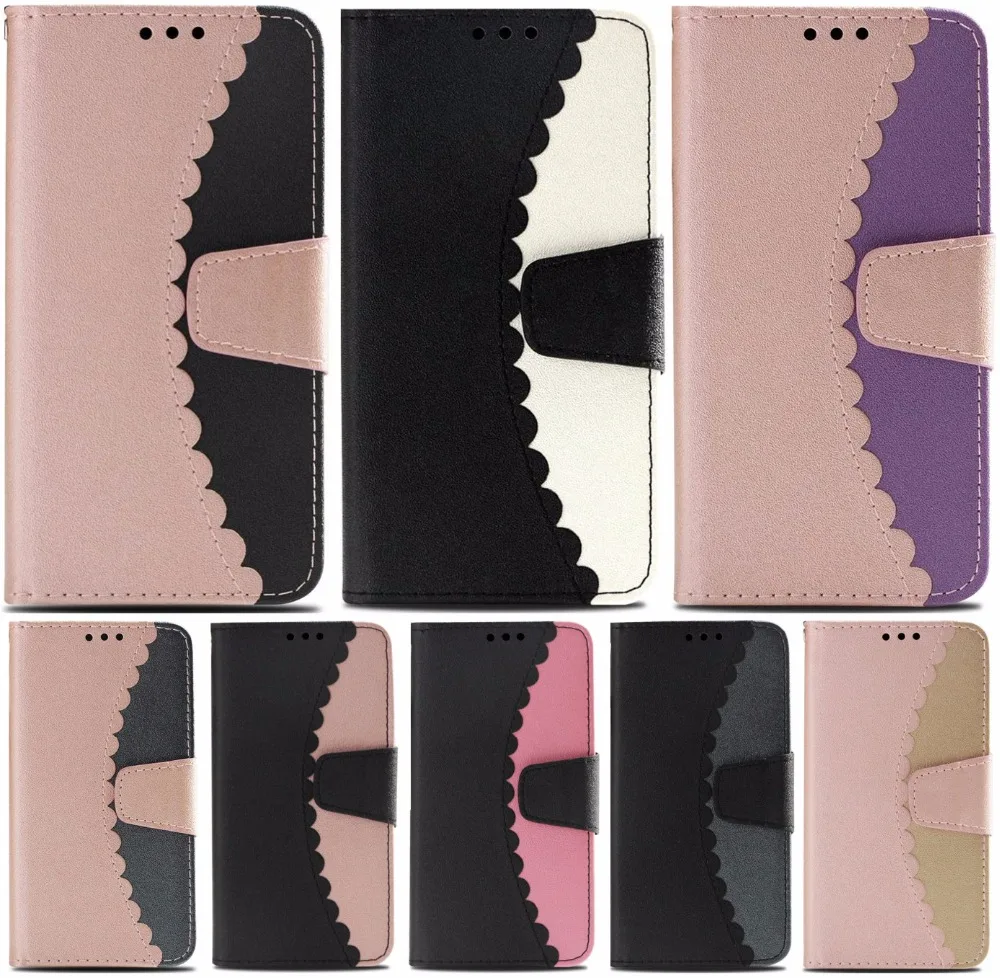 

Hit Color Fundas Leather Case For Samsung Galaxy Note 9 S9 S8 Plus S7 Edge J3 J5 J7 2017 A8 2018 Cover Wallet Stand Fundas P03Z