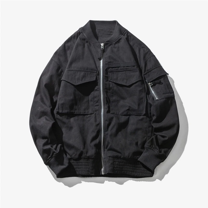 Vaca Nuevos L Casuales Hombres La blue Aviador Los xxl Béisbol Retro Ropa Jóvenes Japonés De M Tamaño 2019 Chaqueta Black Marea dftSqtT