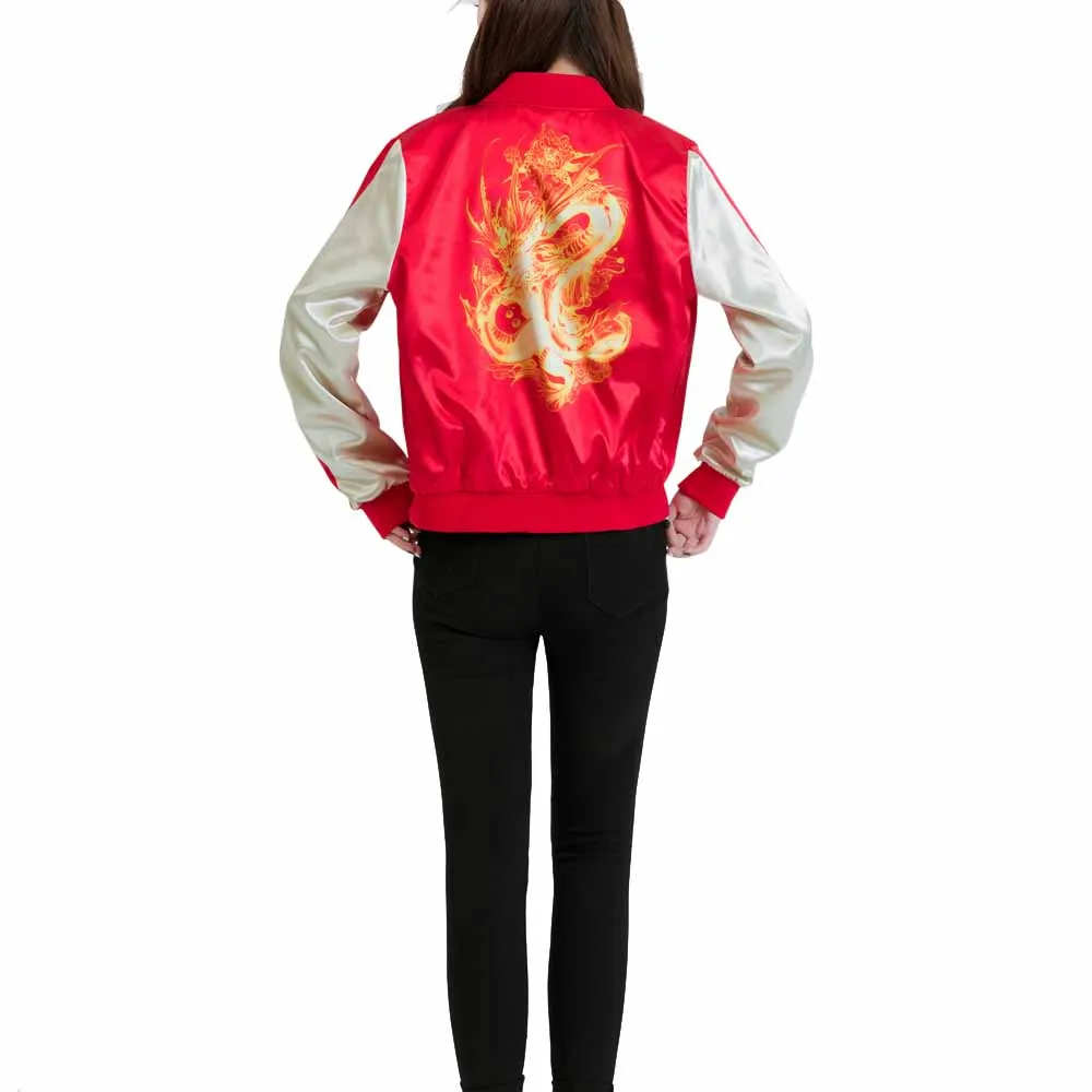 Wreck It Ralph 2 Costume Princess Mulan Jacket Movie Ralph Breaks The Internet Mulan Mushu Dragon Cosplay Halloween Women Coat