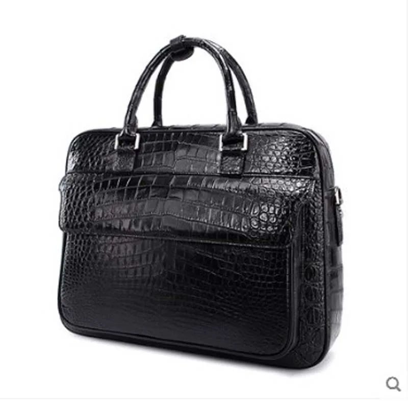 

weitasi 2019 new Crocodile skin handbag business casual single shoulder bag for men handbag