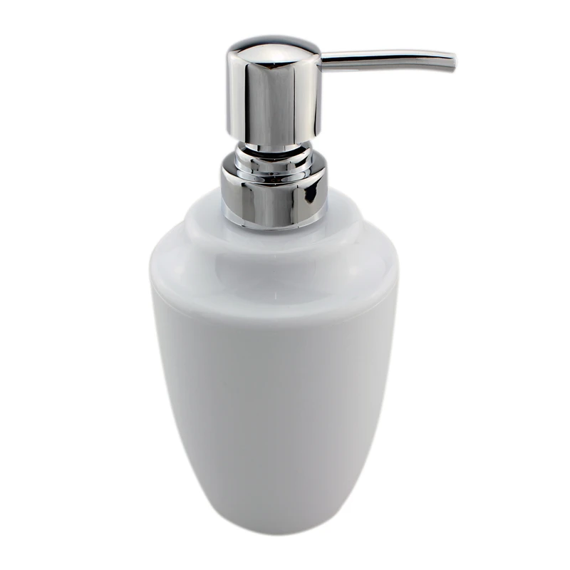 Акриловый дозатор мыла и лосьона насос кухня или ванная комната столешницы прозрачный/хром 12 OZ(белый