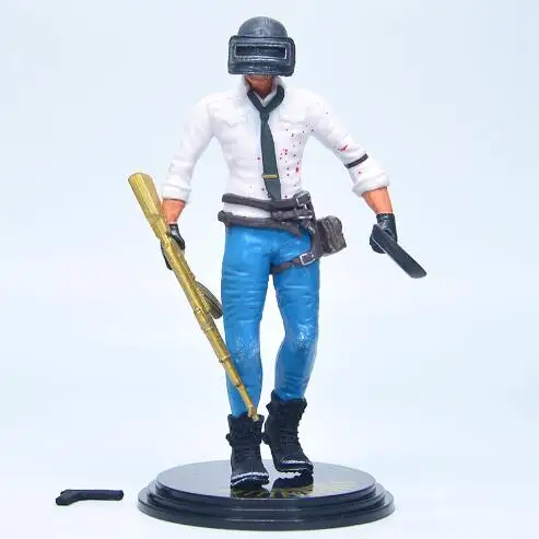 20 шт./лот 14 см игра Playerunknowns Battlegrounds PUBG персонаж Мужская фигурка коллекция игрушек для подарка - Цвет: as photo