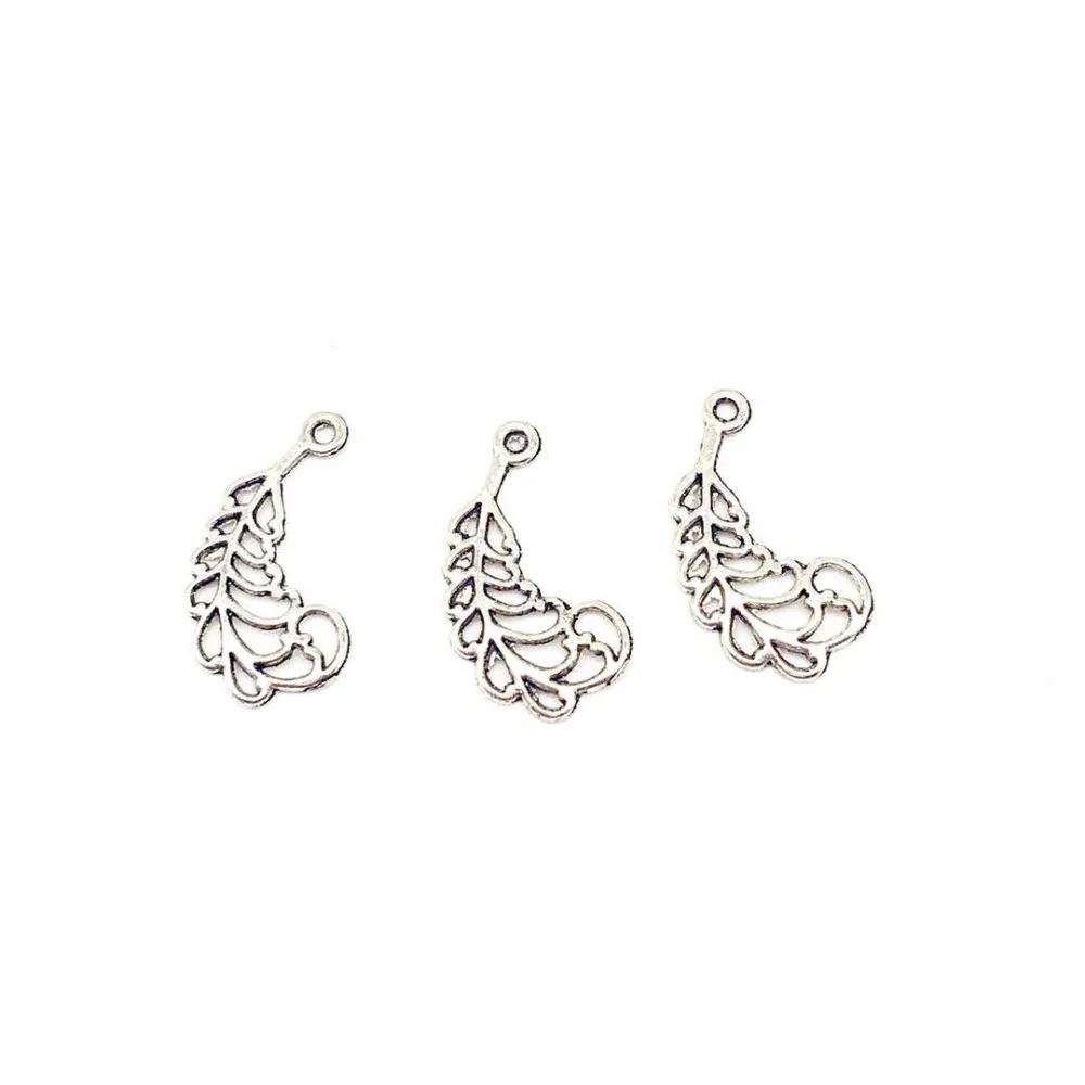 

40 pcs fashion plant Leaves charms Leaves Pendants fit DIY Handmade necklace earring bracelet Jewelry Making