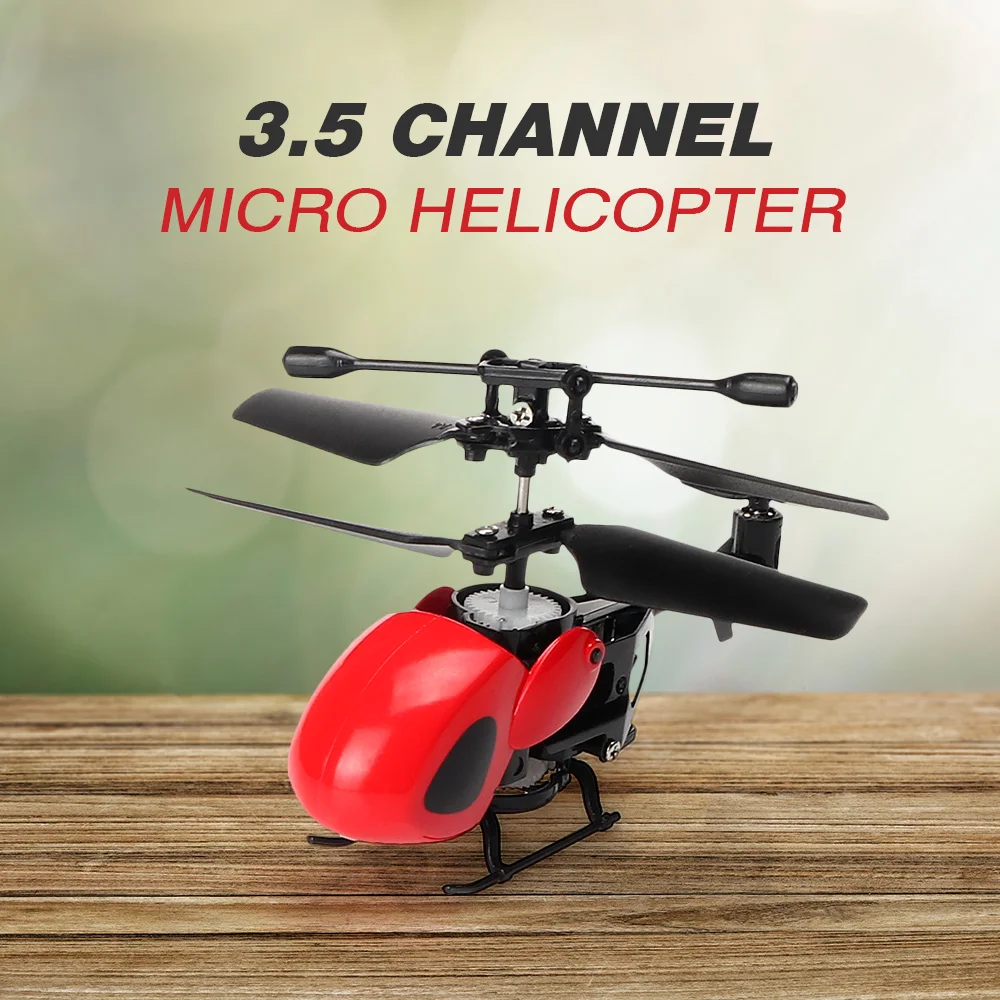 

RC Helicopter 3.5 CH 3 Channel Mini RC Drone With Gyro Crash Resistant RC Toys For Boy Kids Gift Red Yellow