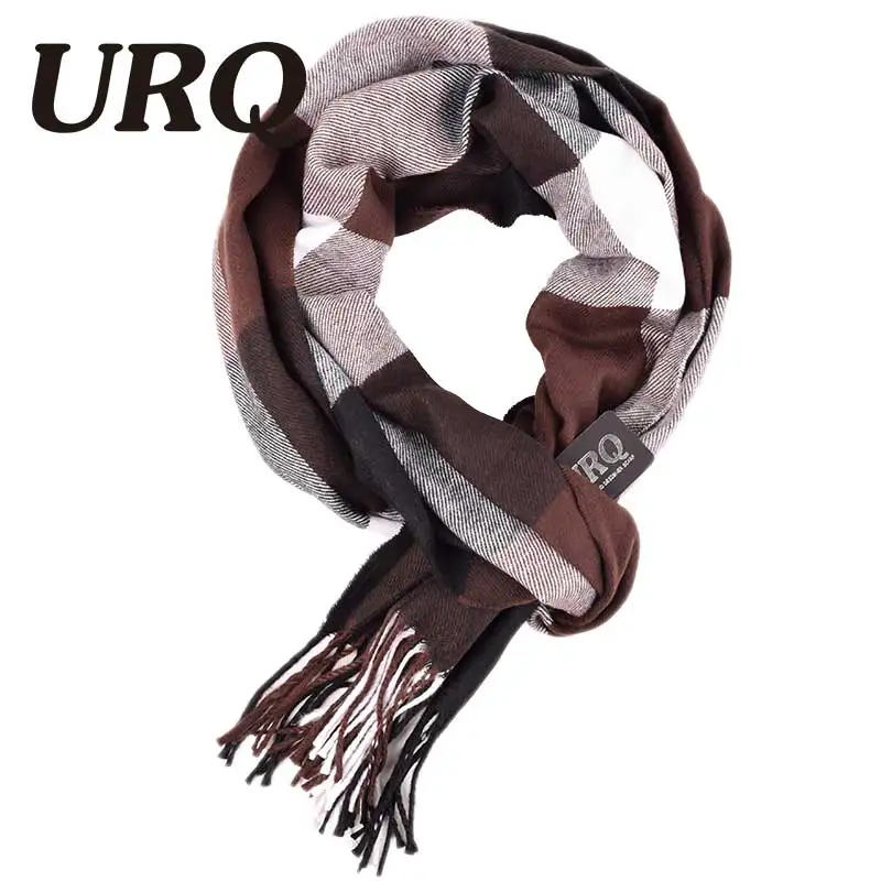 2016 Brand New Mens Warm Soft Cashmere wool plaid font b TARTAN b font SCARF Checked
